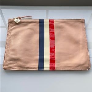 Clare V pink pouch